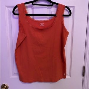 Jones New York sport 1X orange tank top